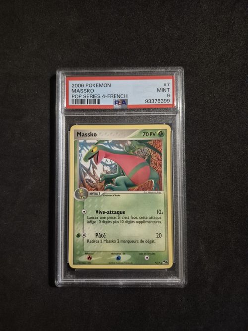 Carte Pokemon Massko Pop Series 4 7/17 PSA 9 2006 FR Pop 4 #7